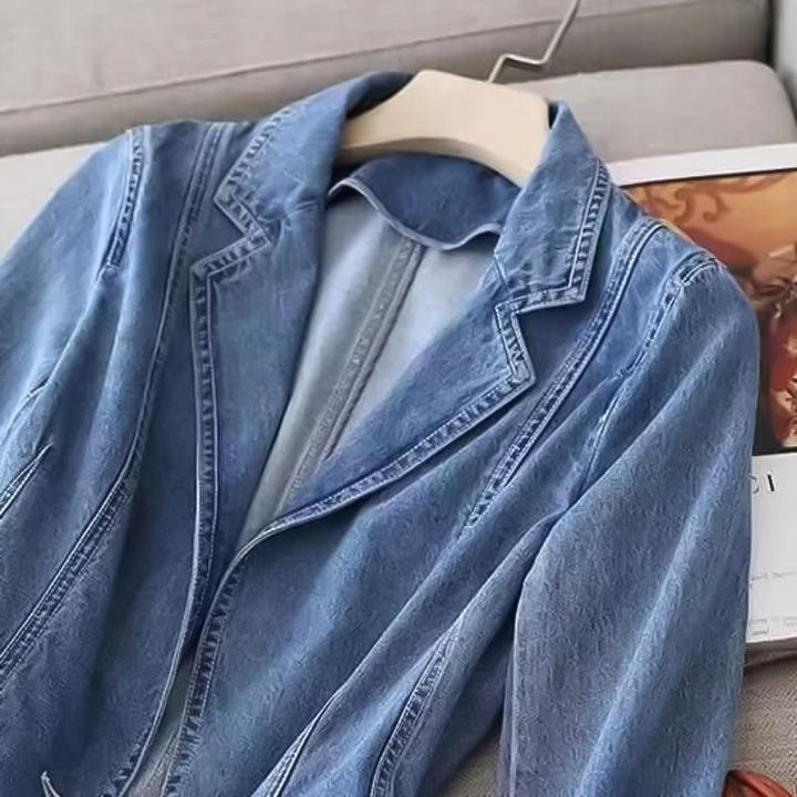 Maya | Blazer in denim casual ed elegante