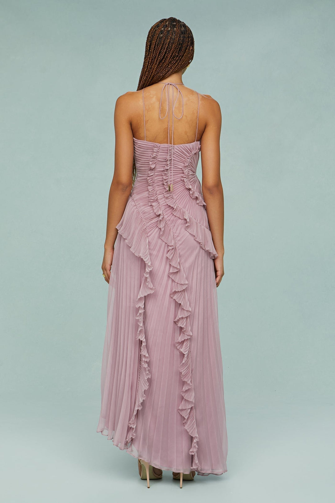 Estelle | Wedding Guest Dress – Elegant Halter Style for Women