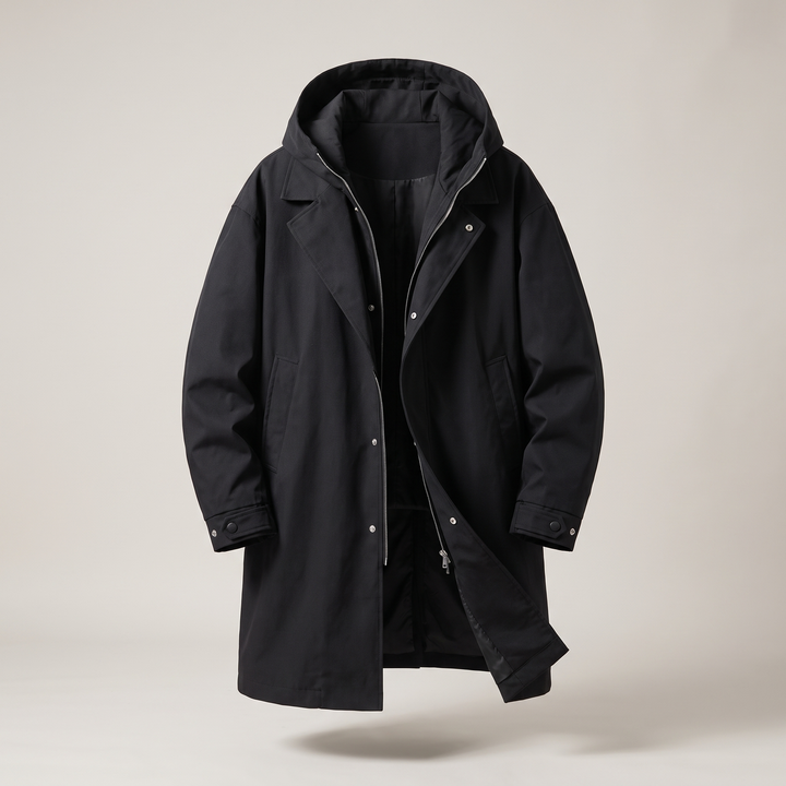 Kensington | Overcoat – Lightweight Water-Resistant Design for Men