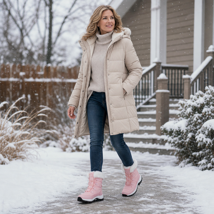 Cozywalk | Snow Boots – Fleece-Lined Non-Slip Design for Women