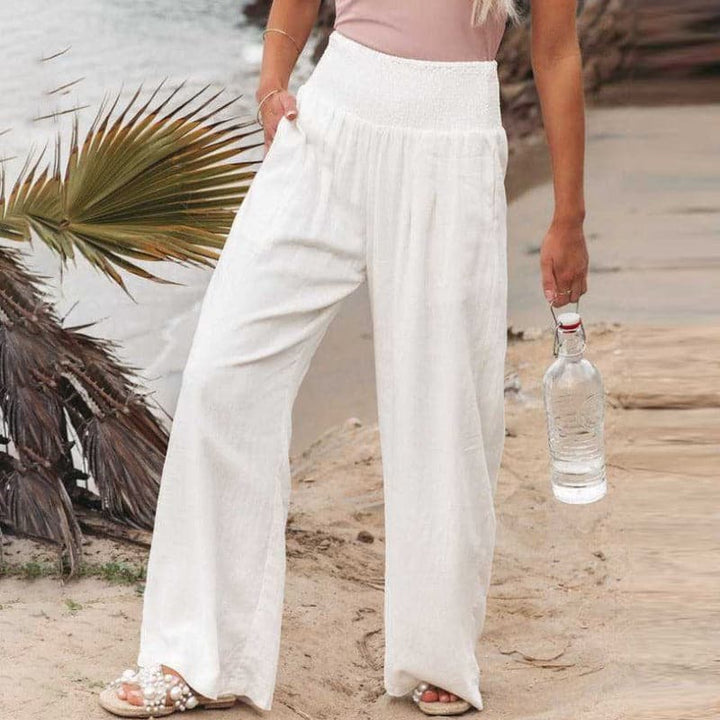 Olivia | Pantaloni estivi chic e versatili a gamba larga