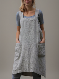 Isabella | Elegant And Practical Cotton Cross-Back Apron
