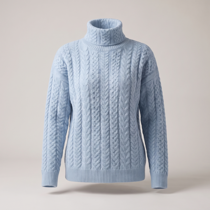 Vivara | Cashmere Knit Sweater – Elegant Turtleneck Style for Women