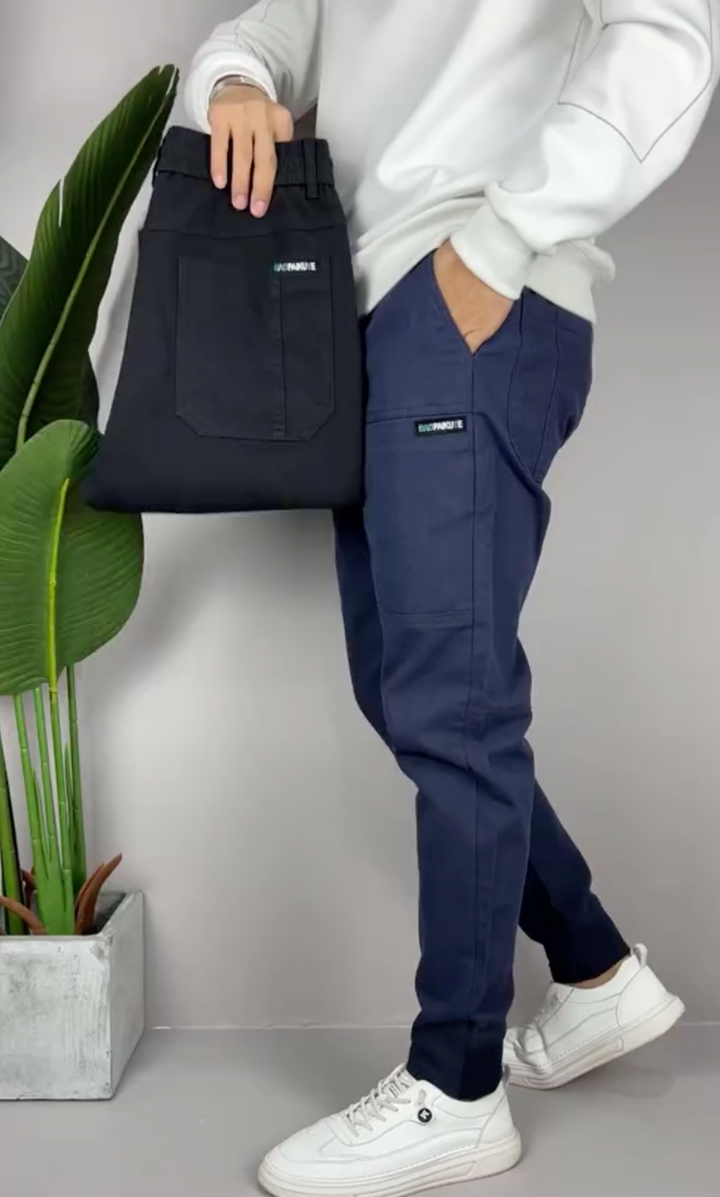 Ethan | Pantaloni cargo elasticizzati eleganti e sofisticati