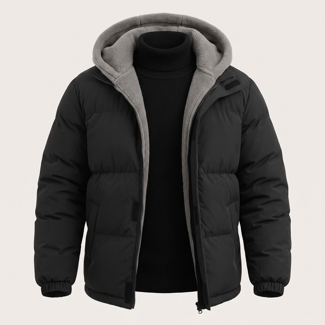 Caden | Winter Jacket – Insulated Hooded Design for Men