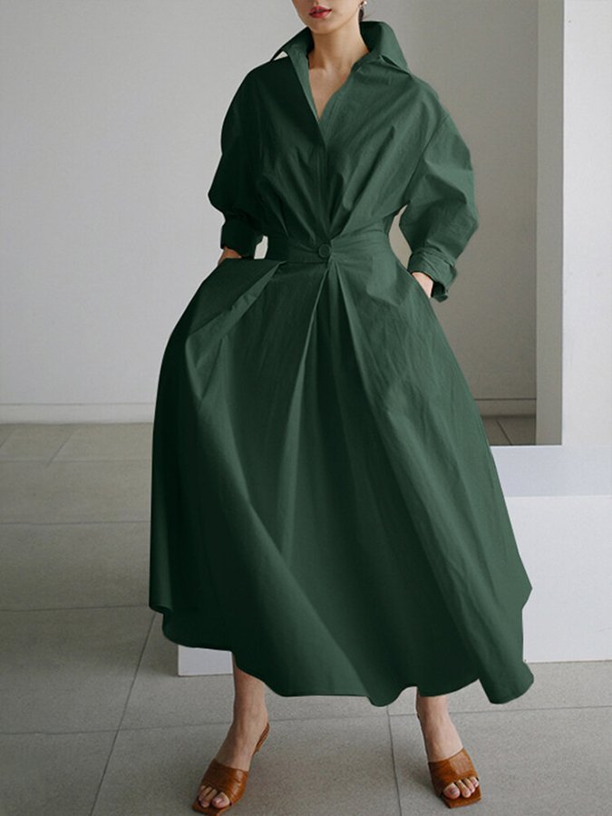 Eden | Midi Dress – Elegant Flowing Style for Women