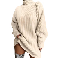 Marlene | Pull confortable et moderne à col montant, coupe oversize