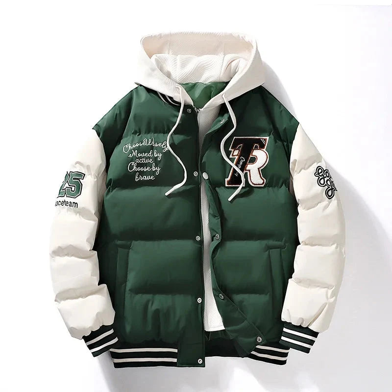 Raven | Hooded Puffer Jacket – Modern Urban Style for Men