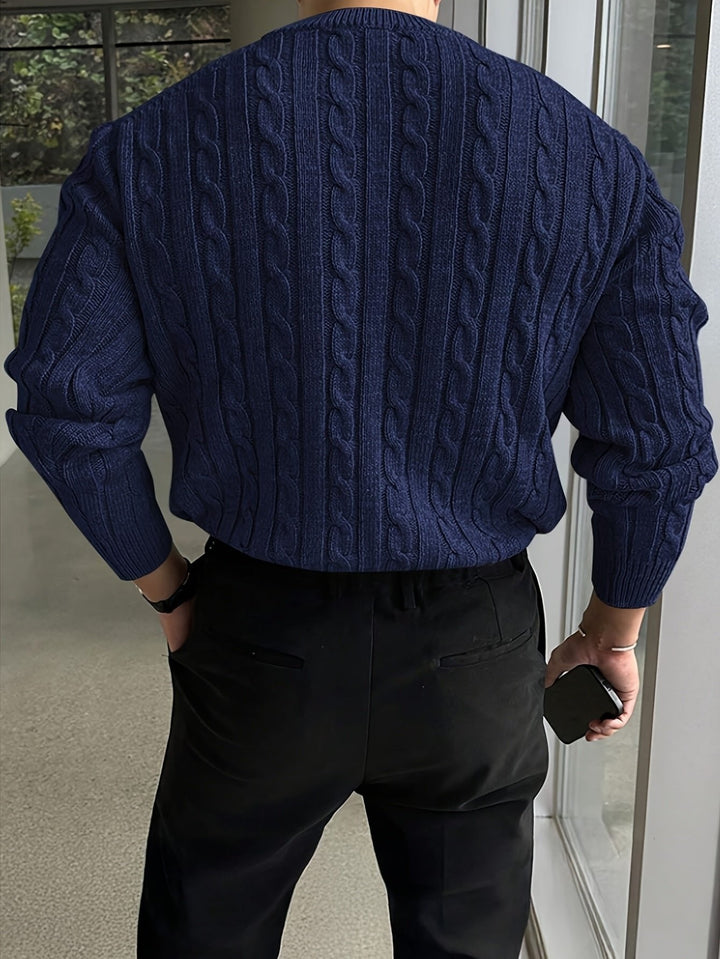 Jonas | Cable Knit Sweater – Everyday Comfort for Men