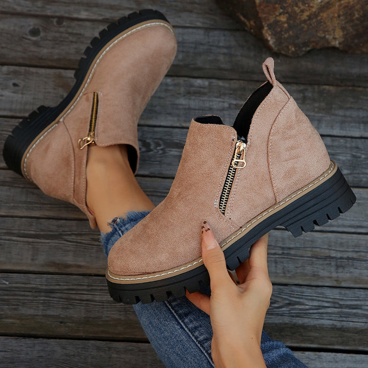 Sienna | Bottines chic à plateforme et semelle épaisse