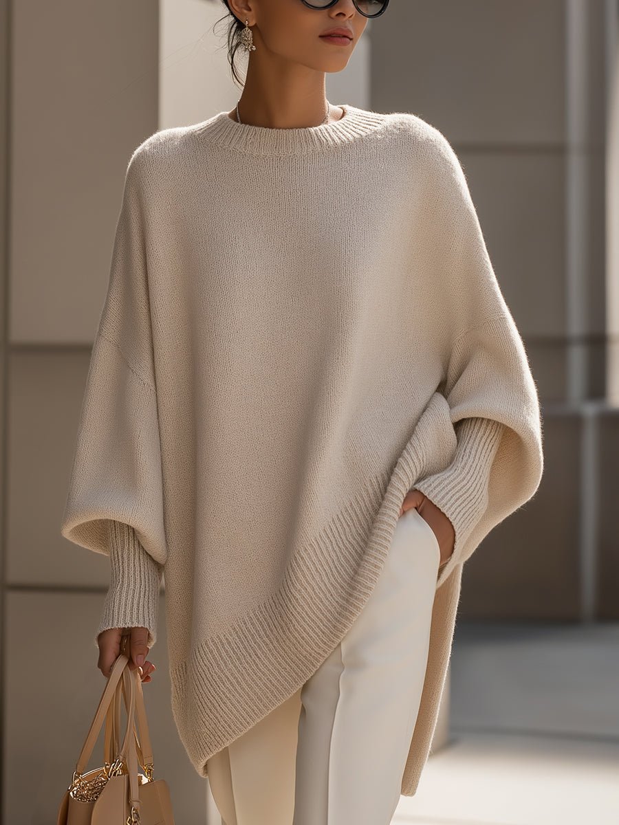 Charlotte | Oversized Sweater – Stylish Batwing Design for Women