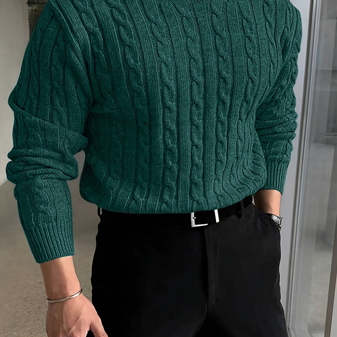 Jonas | Cable Knit Sweater – Everyday Comfort for Men