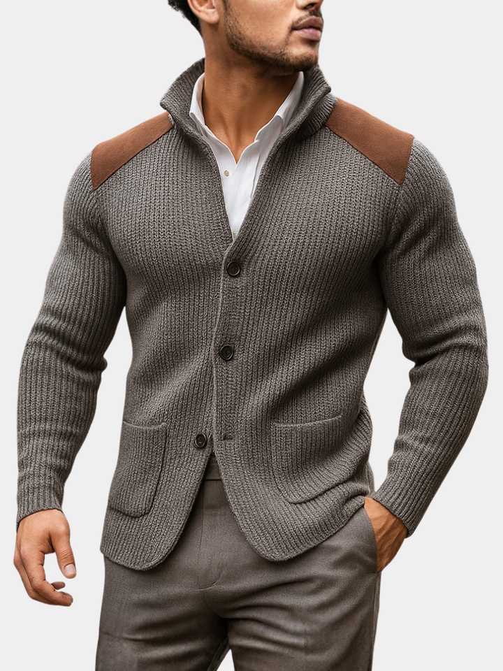 Stephan | Blazer in maglia testurizzata confortevole e raffinato