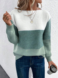 Olivia | Cozy and Color-Block Women's Knitted Sweater