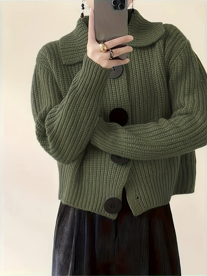 Eileen | Ribbed Knit Sweater for Women in Cozy Orange