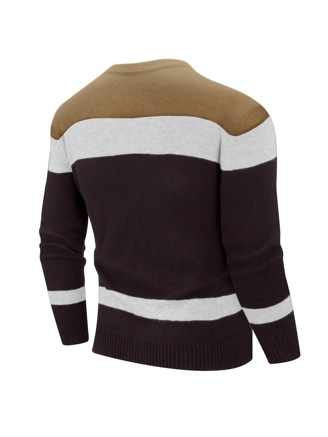 Ethan | Color Block Knit Sweater for Men