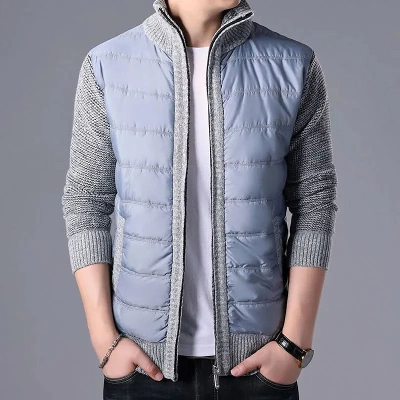 Orion | Hybrid Jacket – Lightweight Quilted Shell with Knit Sleeves