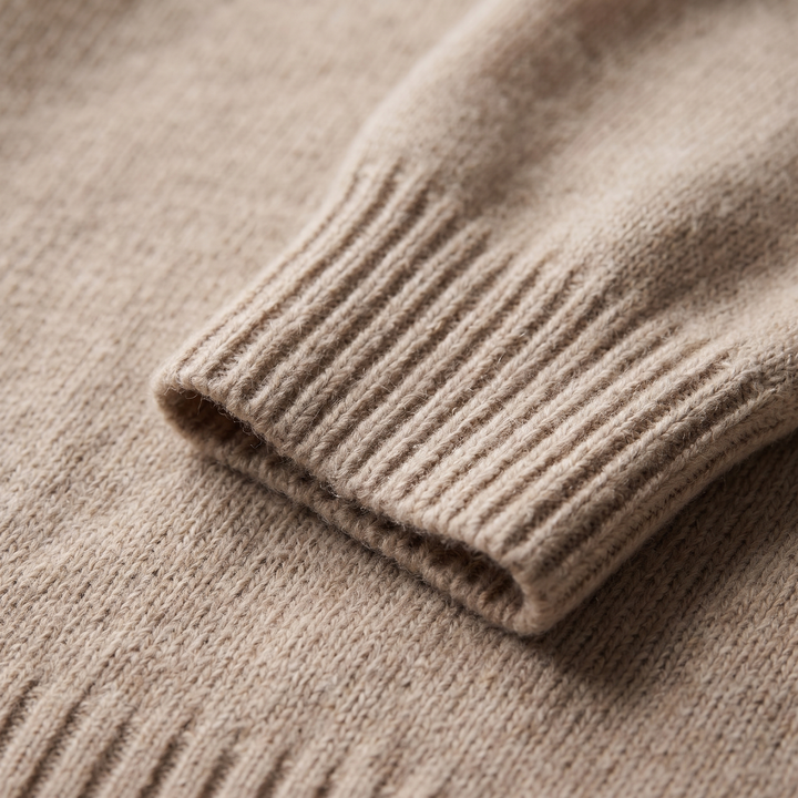 Isabella | Cashmere Sweater – Elegant High-Neck Design for Women