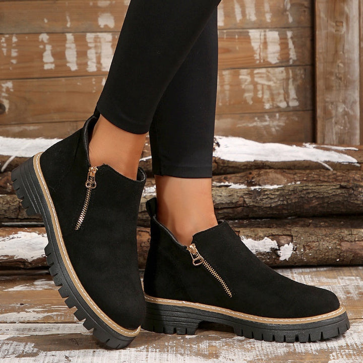 Sienna | Bottines chic à plateforme et semelle épaisse