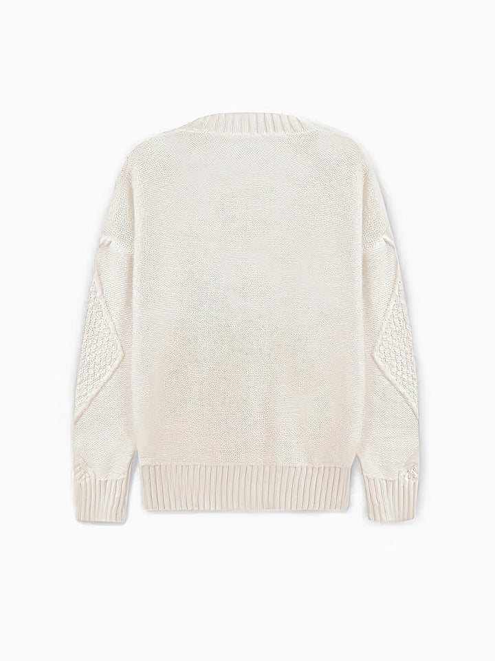 Lucinda | Cable-Knit Cardigan – Cozy Button Front Design