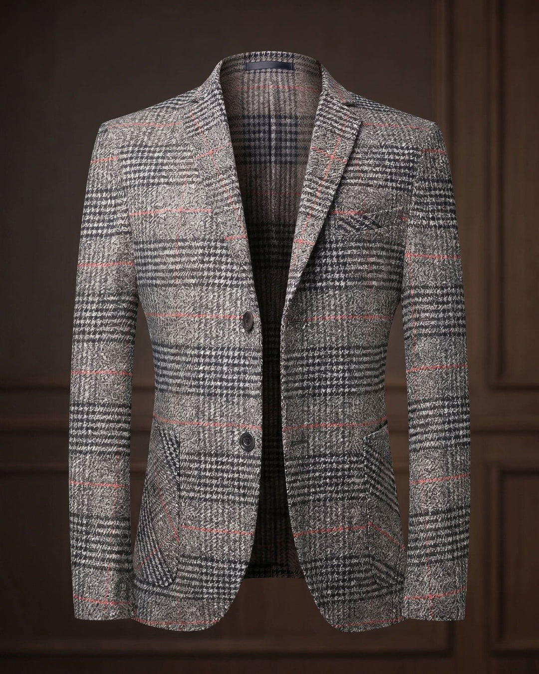 Montclair | Blazer – Soft-Textured Glen Plaid Style for Men