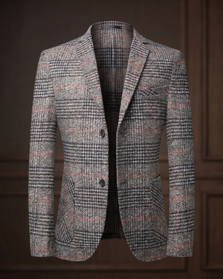 Montclair | Blazer – Soft-Textured Glen Plaid Style for Men