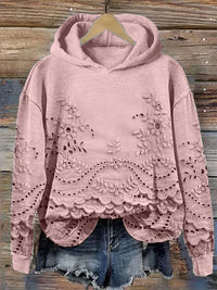 Sienna | Feminine And Relaxed Floral Print Hoodie