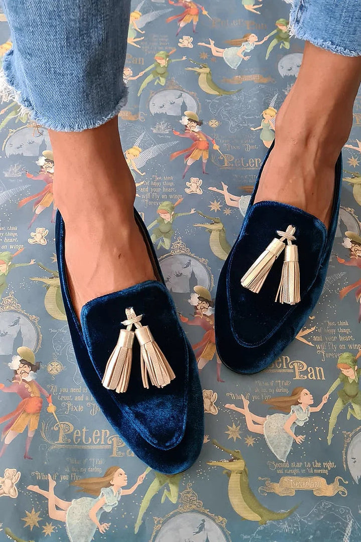 Alice | Mocassini da donna eleganti con punta affusolata e nappine