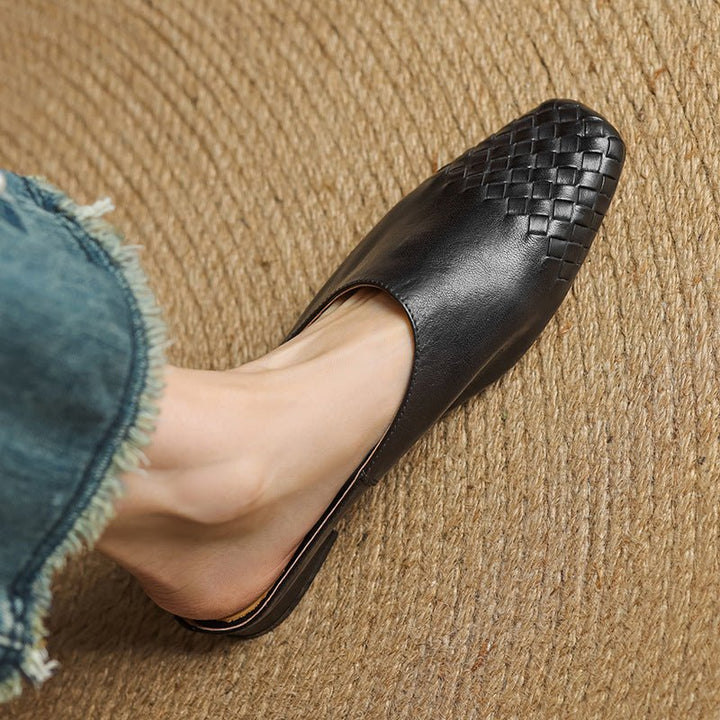 Harper | Mules eleganti e comode in pelle intrecciata