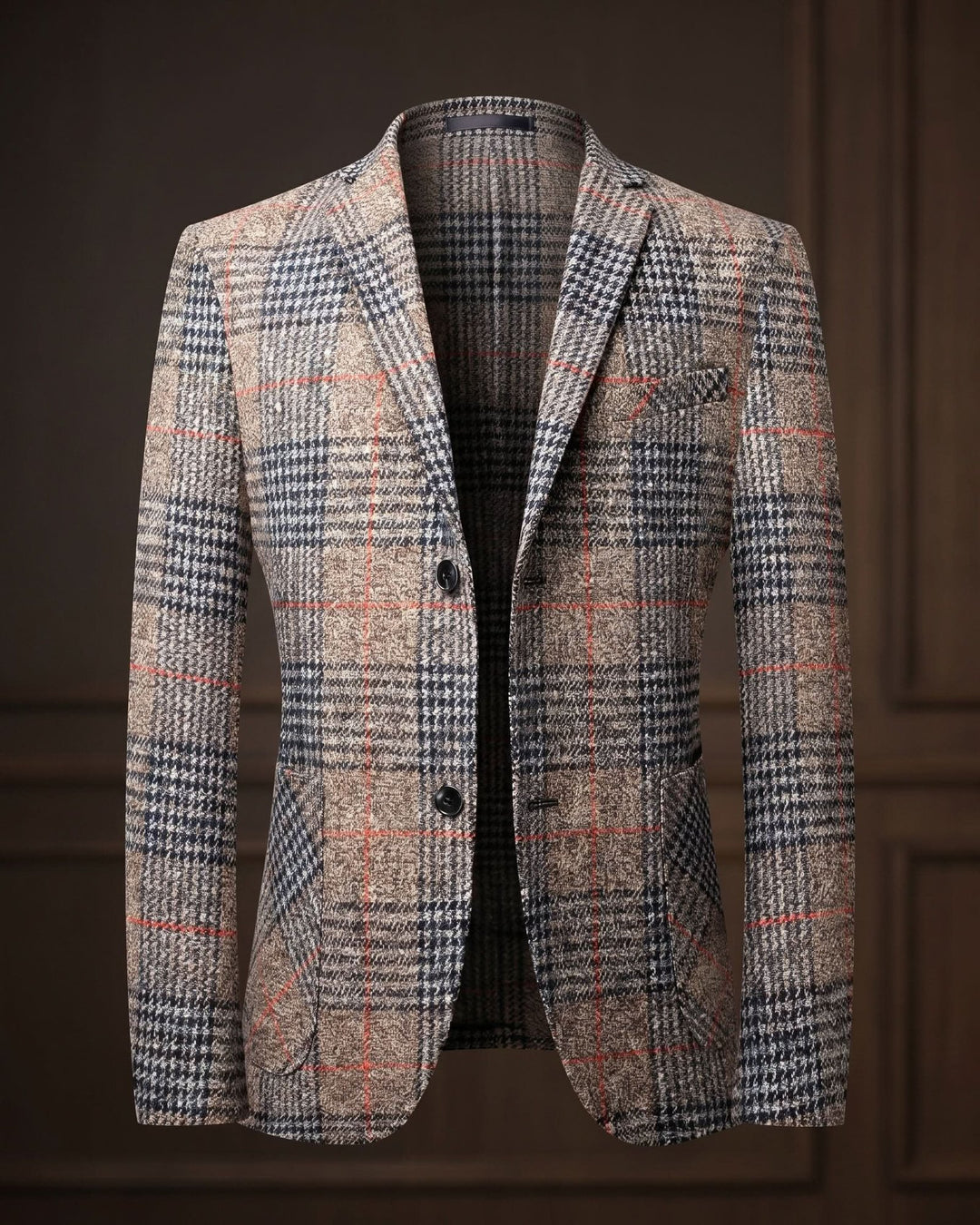 Montclair | Blazer – Soft-Textured Glen Plaid Style for Men