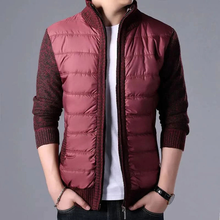 Orion | Hybrid Jacket – Lightweight Quilted Shell with Knit Sleeves
