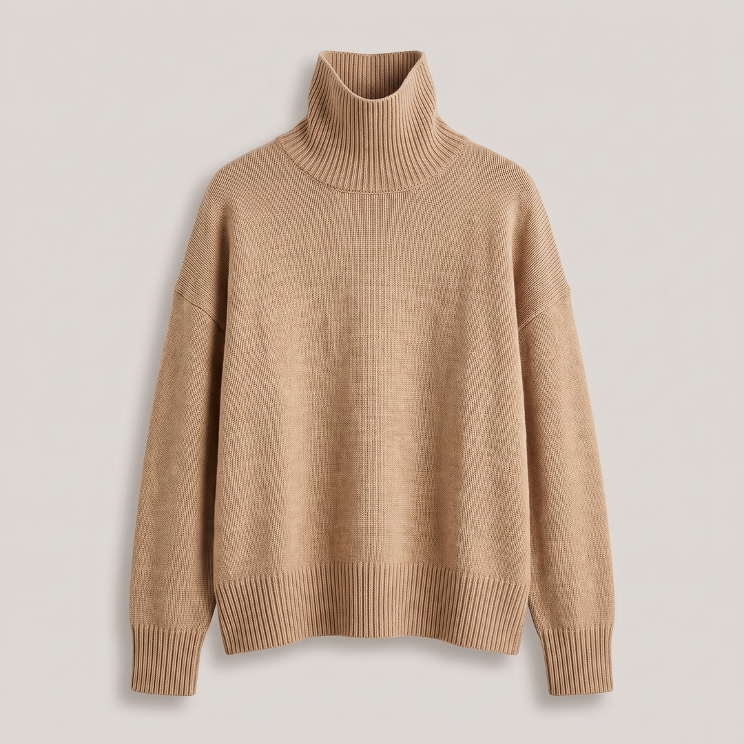 Aria | Oversized Turtleneck Sweater for Effortless Style