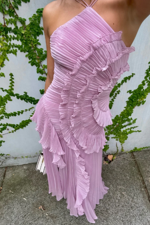 Estelle | Wedding Guest Dress – Elegant Halter Style for Women