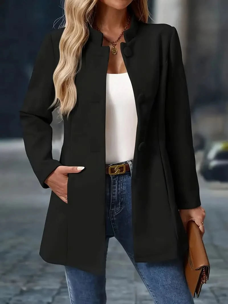 Lori | Tailored Blazer – Minimalist Elegance for Women