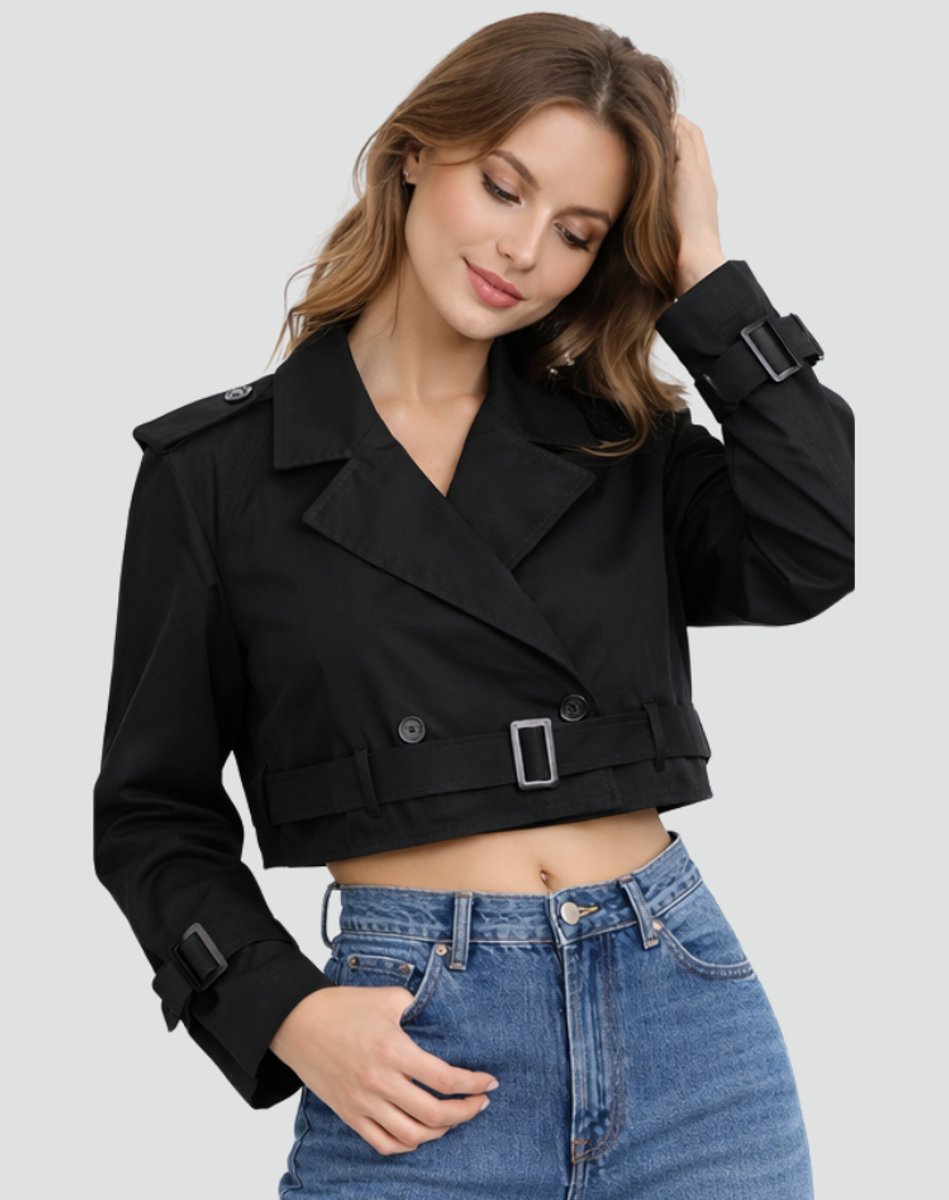 Ava | Trench corto elegante e raffinato
