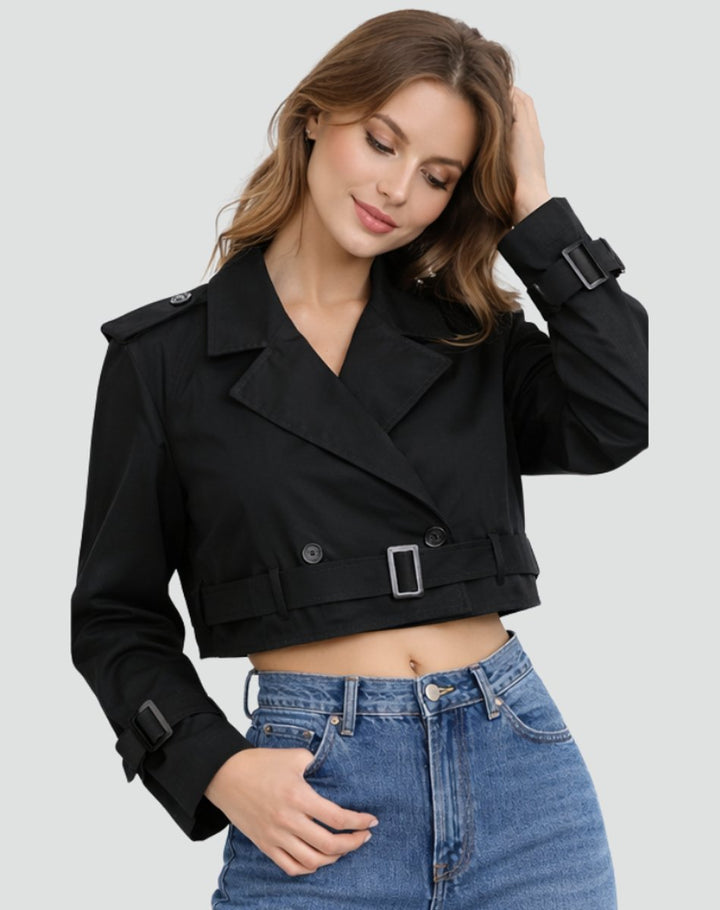 Ava | Trench corto elegante e raffinato