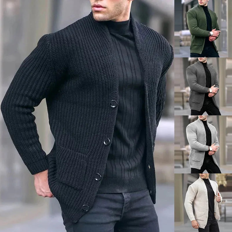 Ethan | Leichter und lässiger Urban-Utility-Strickcardigan