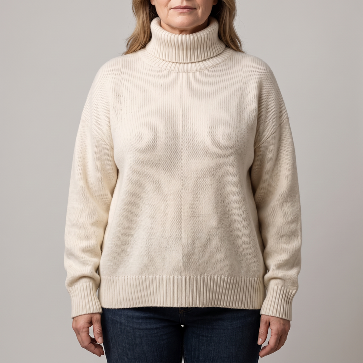 Alda | Cashmere Turtleneck Sweater – Luxuriously Soft Style
