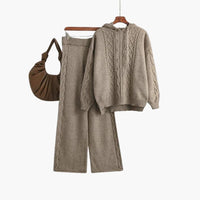 Claudia | Relaxed and Oversized Hoodie and Wide-Leg Lounge Set