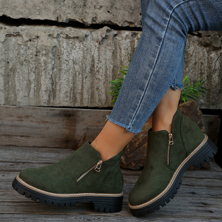 Sienna | Bottines chic à plateforme et semelle épaisse