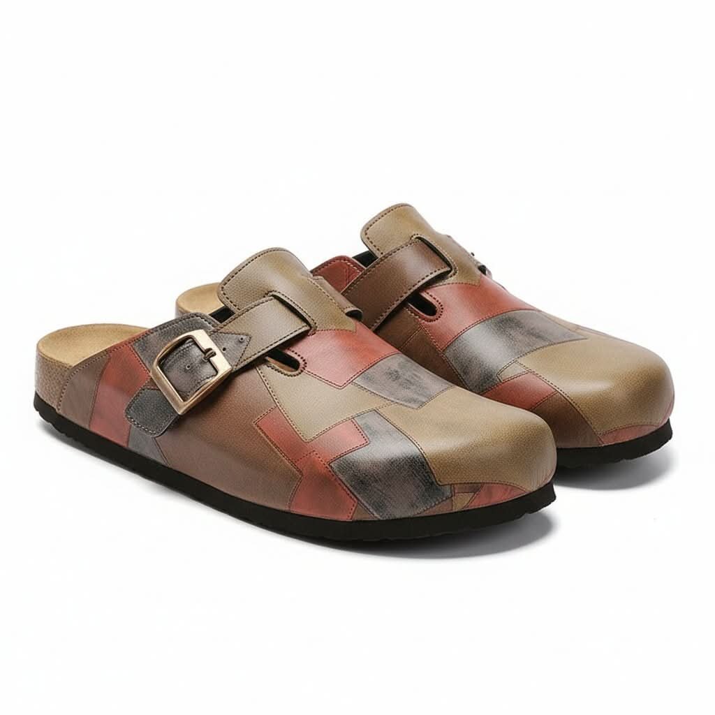 Bristol | Patchwork Clogs – Artisan Style for Everyday Comfort