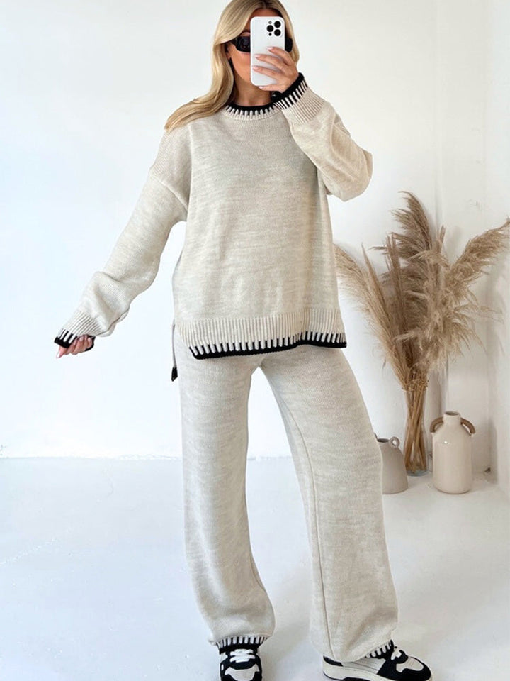 Willow | Comodo ed elegante completo lavorato a maglia a due pezzi