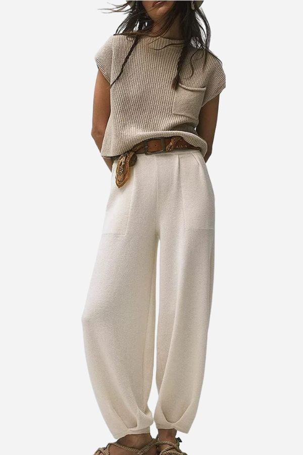 Hannah | Completo moderno e comodo in maglia di due pezzi