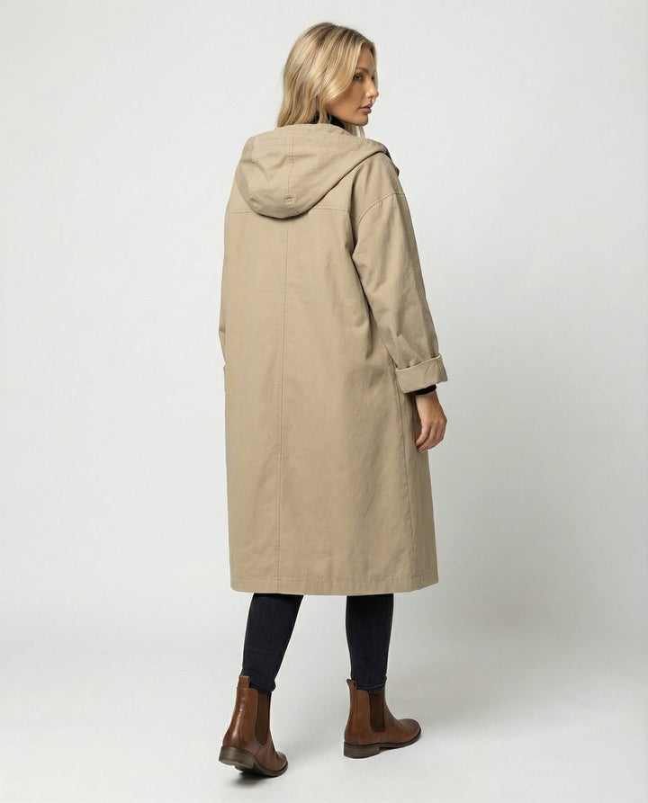 Zara | Giacca lunga classica ed elegante, resistente alle intemperie