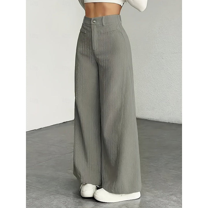 Coralie | Wide-Leg Pants – Effortless Elegance for Women