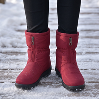 Fiona | Bottes de neige matelassées à fermeture éclair, chaudes et élégantes