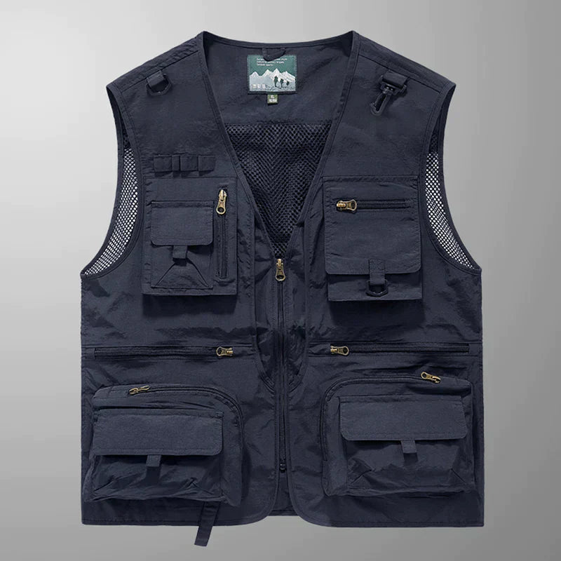 Logan | Gilet cargo da esterno resistente e funzionale