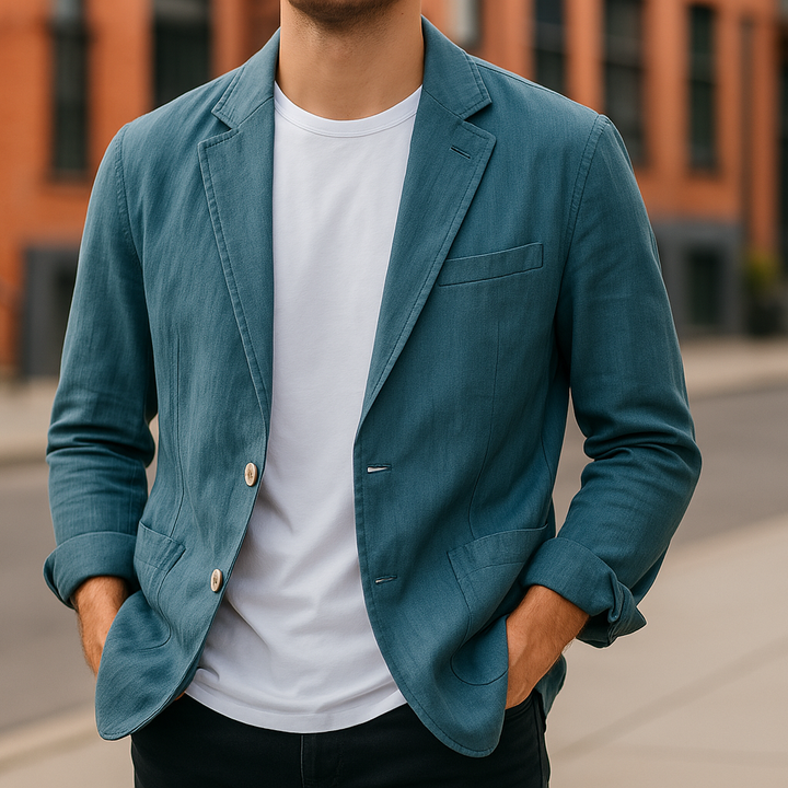 Rino | Linen Blazer – Tailored Lightweight Style for Men