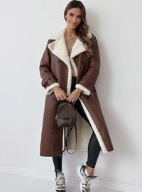 Victoria | Cappotto invernale lungo, doppiopetto, moderno e caldo