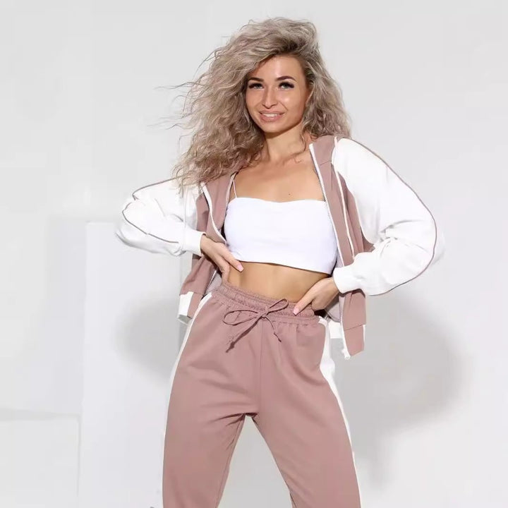 Druva | Hooded Tracksuit – Comfortable Cotton Blend Set for Women